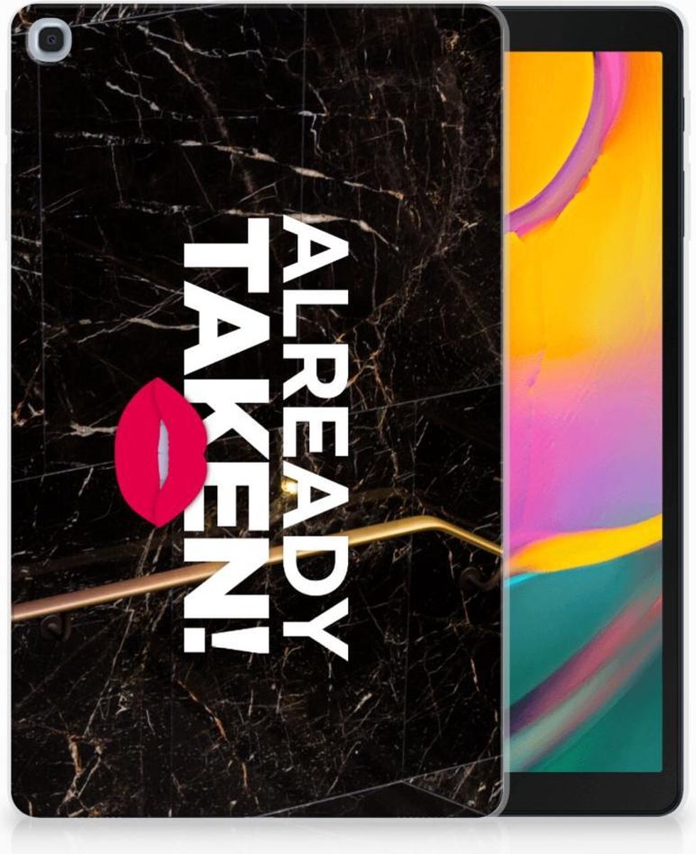 Samsung Galaxy Tab A 10.1 (2019) Back cover met naam Already Taken Black