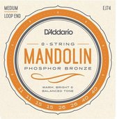 D'Addario EJ74 - Mandolin Strings - Phosphor Bronze - Loop End - 11 40