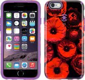 Speck CandyShell Inked - Hoesje - iPhone 6s / 6 - Moody Bloom Pattern / Acai Purple
