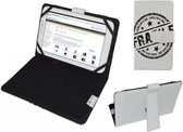 Hoes voor Cherry Mobility Quad Tablet 7 M743, Cover met Fragile Print, Wit, merk i12Cover