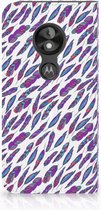 Motorola Moto E5 Play Standcase Hoesje Design Feathers Color