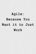 Agile Because You Want it to Just Work