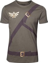 ZELDA - T-Shirt Link's shirt with printed straps (L)