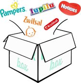 Proef  luier / pampers box van 8 luier merken / Luier babybox / maat 2 (3-8kg) / kraamcadeau