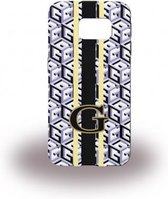 Guess - G-Cube GUHCS6EGCUBK Back Cover Samsung G925 Galaxy S6 Edge Zwart