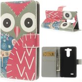 LG G3 S Hoesje Groen Uiltje