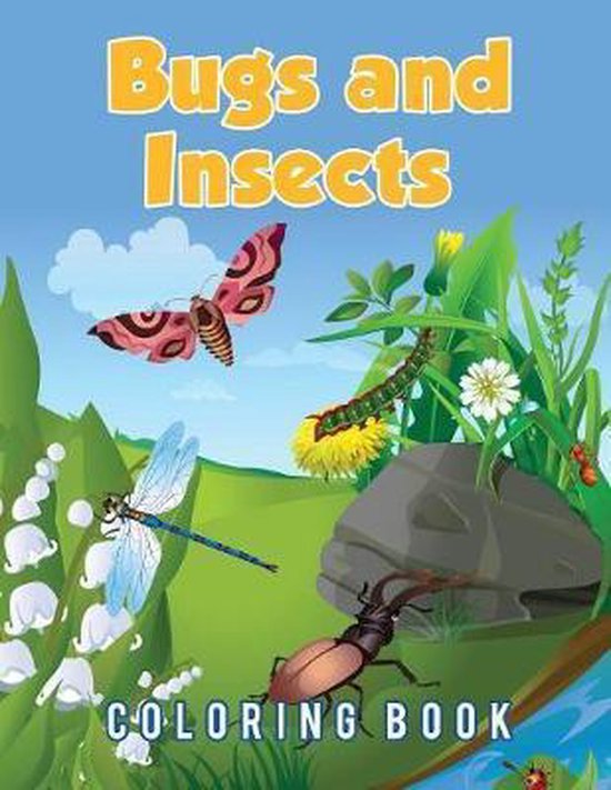 Bugs And Insects Coloring Book - cover