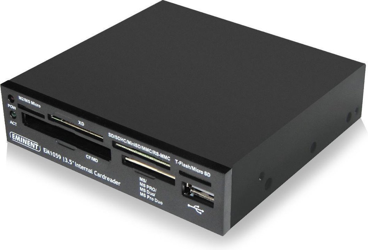 Ewent 3.5 inch Interne USB Kaartlezer voor je pc met USB-poort EW1059 |  bol.com