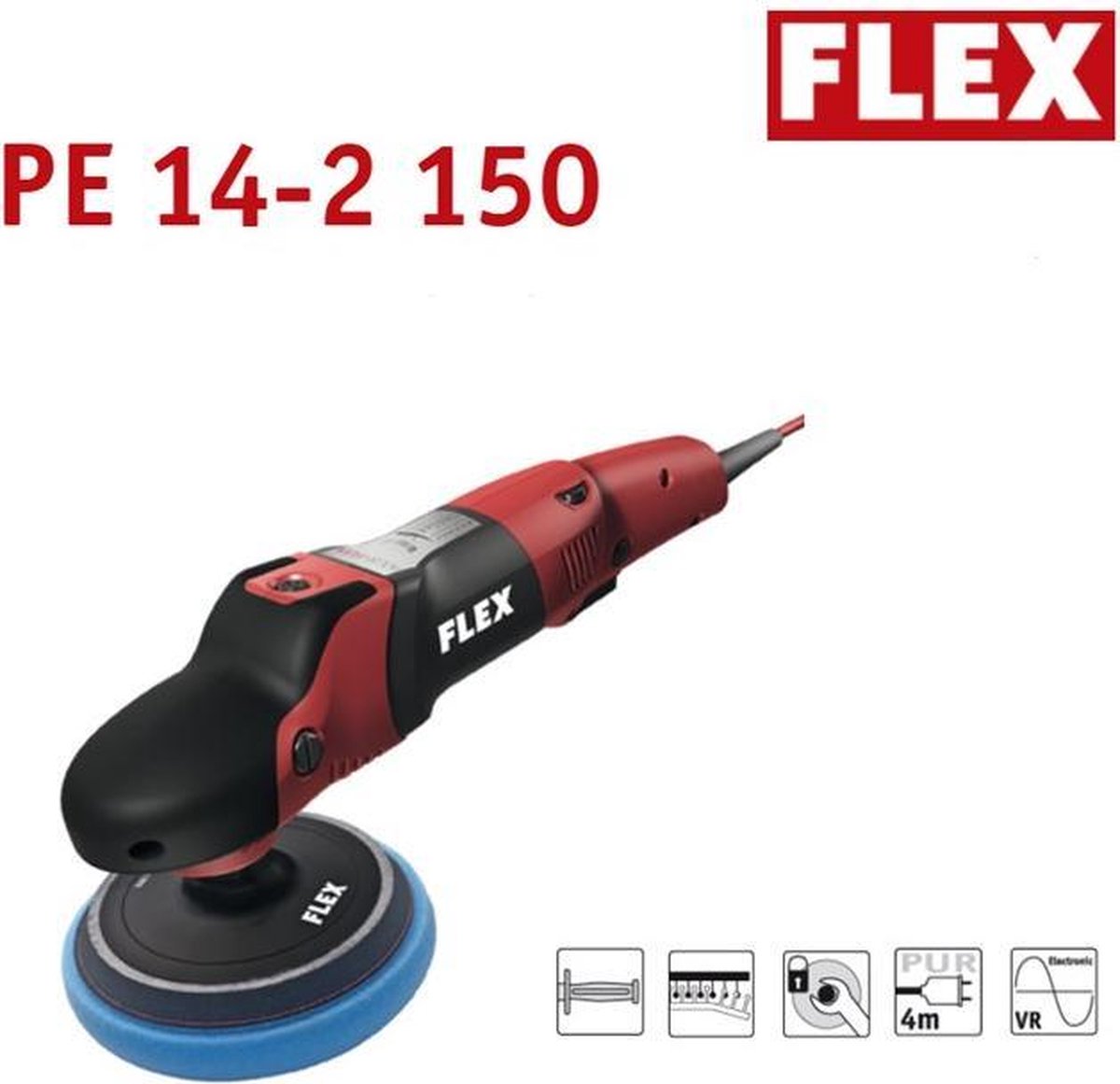 FLEX PE 14-2 Roterende Polijstmachine 150mm