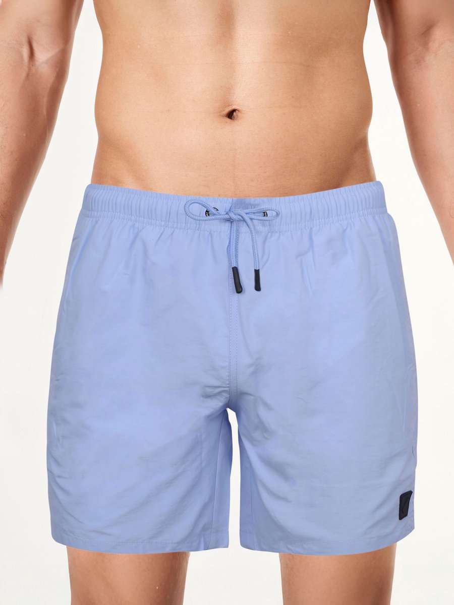 Suitable Zwembroek Plain Lichtblauw - Heren zwemshort - Sneldrogend — afbeelding 2