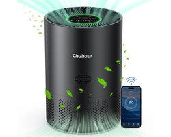 House of Balance Smart Air Purifier- Luchtreiniger - Luchtzuiveraar - Anti Geur - Anti Allergie - Wifi App - Zwart