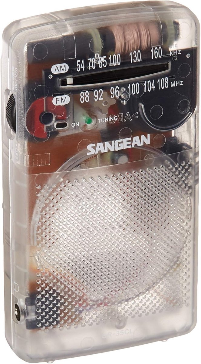 Pocket Radio - Draagbare Radio - Muziek Luisteren - Analoge AM/FM Tuner - 787 x 33 x 1143 cm