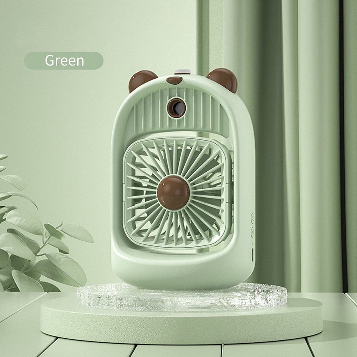 De draagbare elektrische ventilator met speelgoedkoeling is een geweldig zomercadeau.