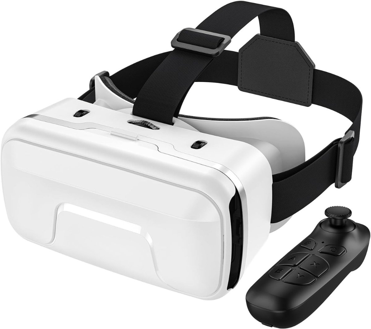 SAVI® VR Bril met controllers - VR Bril - VR-brillen - Wit - ‎18cm x 18cm x 15cm