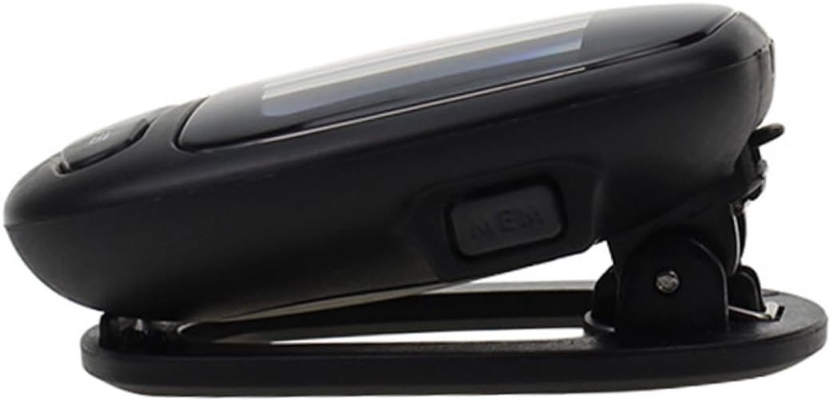 Stappenteller Clip - Activiteitstracker - Wandelen Fitness - Eenvoudige Reset - 5.3x5.0x2.6cm - Zwart