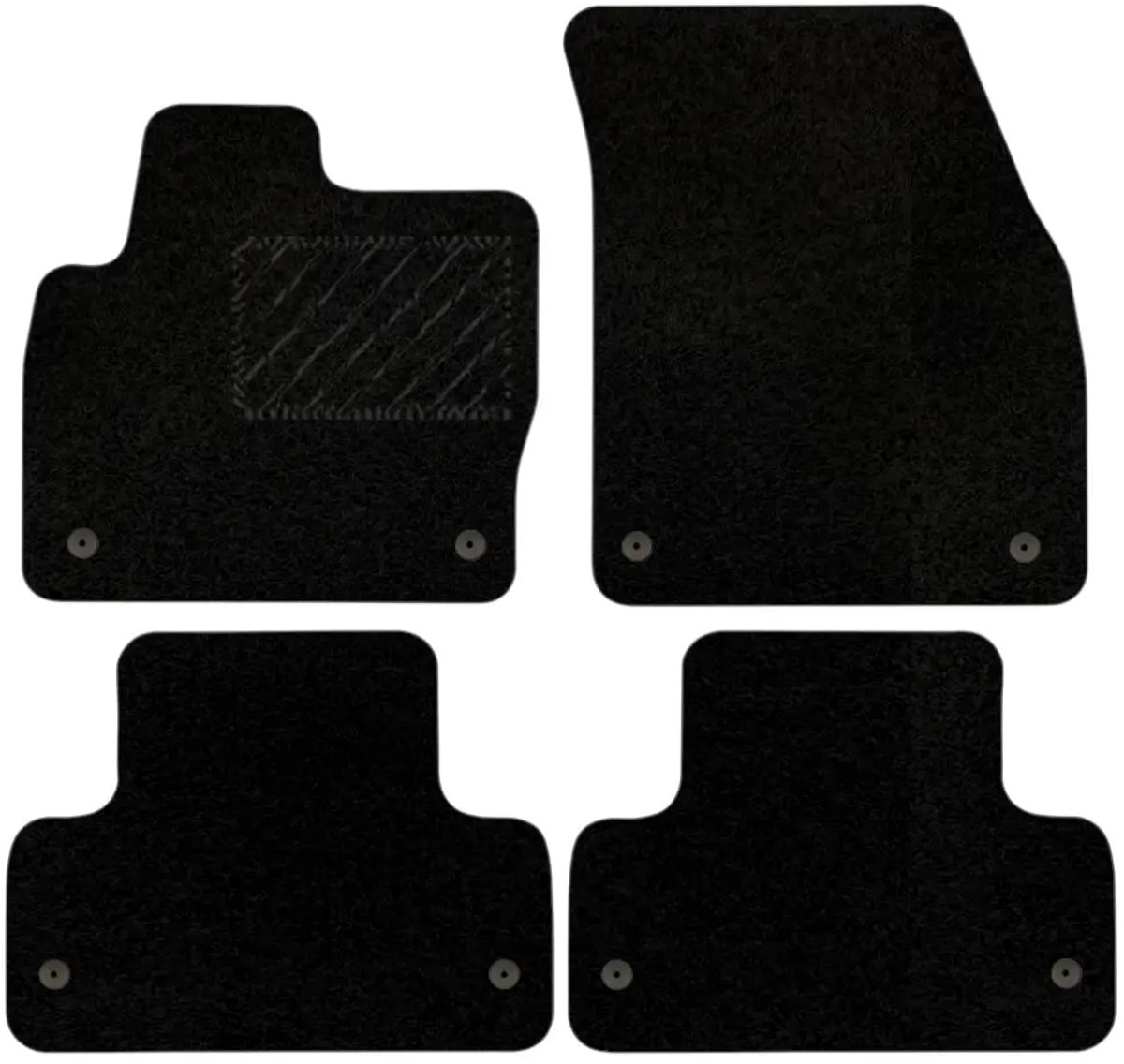 Automatten Land Rover Range Rover Evoque 2011-2019 - Naaldvilt - Perfecte pasvorm - 4-delig