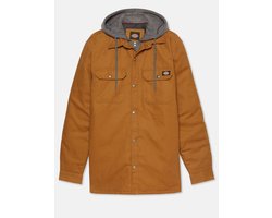 Dickies Jacke Fleece Hooded Duck Shirt Jack Relaxed DK0A4XTI Brown Duck-XL