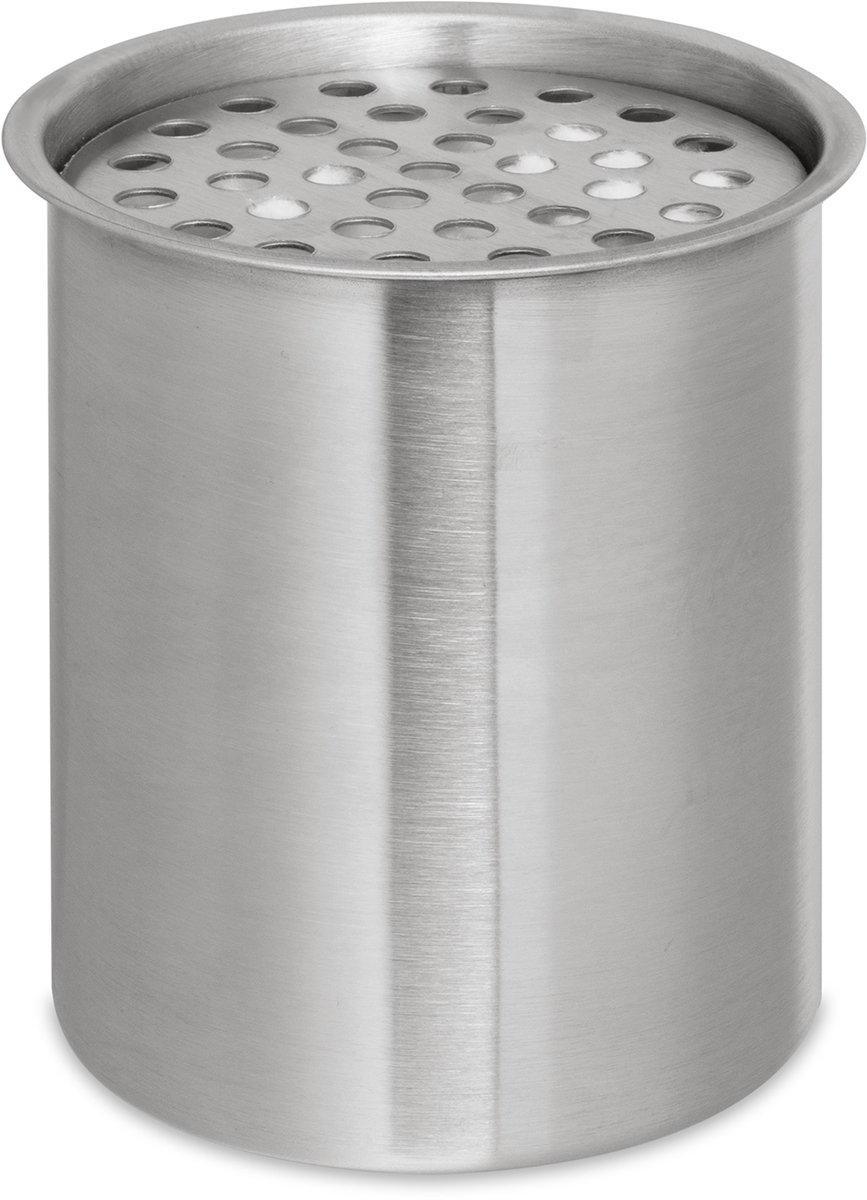 RVS Bio-Ethanol Brander met Keramische Wol – 450 ml – Inclusief Spaarplaat – Lekbescherming – Ø 7,8 cm