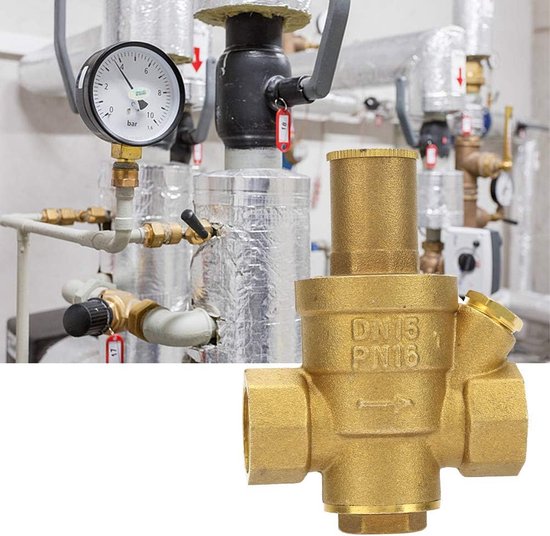 Waterdrukregelaar - Drukontlasting Klep - Leidingwater Reguleren - Hoge Precisie - DN15 1/2 Inch — afbeelding 2