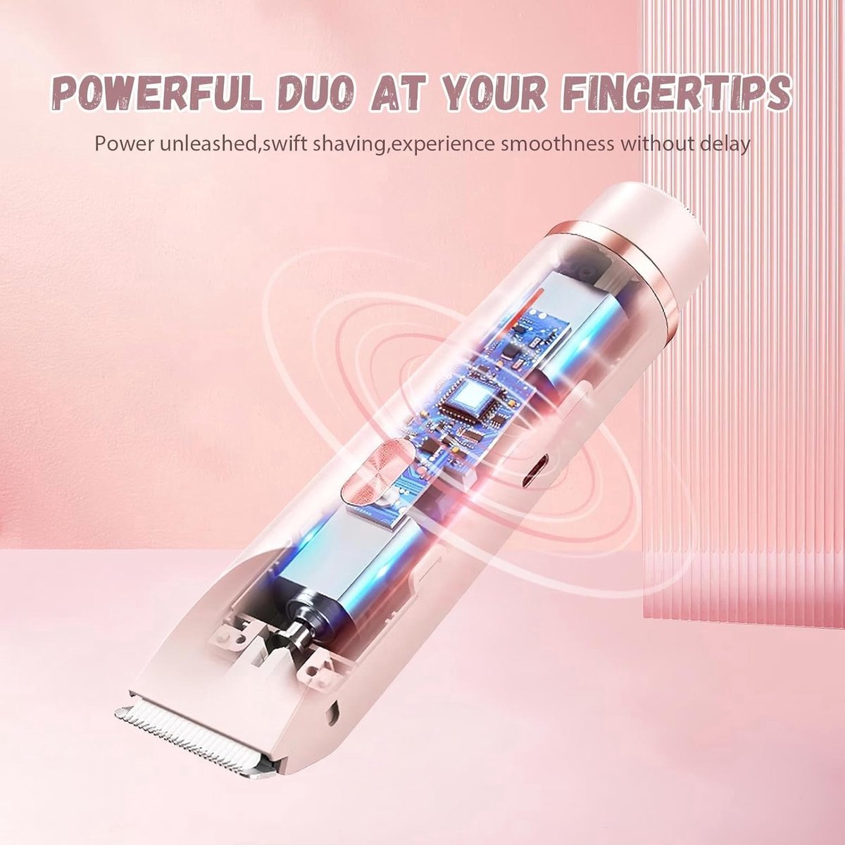 Premium Ladyshaves Voor Vrouwen - Trimmer Dames - Ladyshaver - Ook Voor Bikinilijn - Shafely Ladyshave - Elektrische Scheerapparaten Vrouwen - Scheerapparaat - Epilator - Dames — afbeelding 5