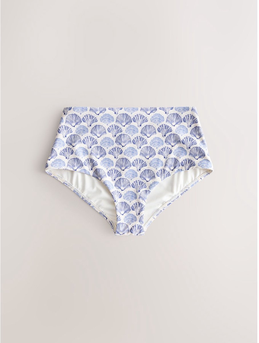 Next - Dames - Bikini broekje met print - Crème