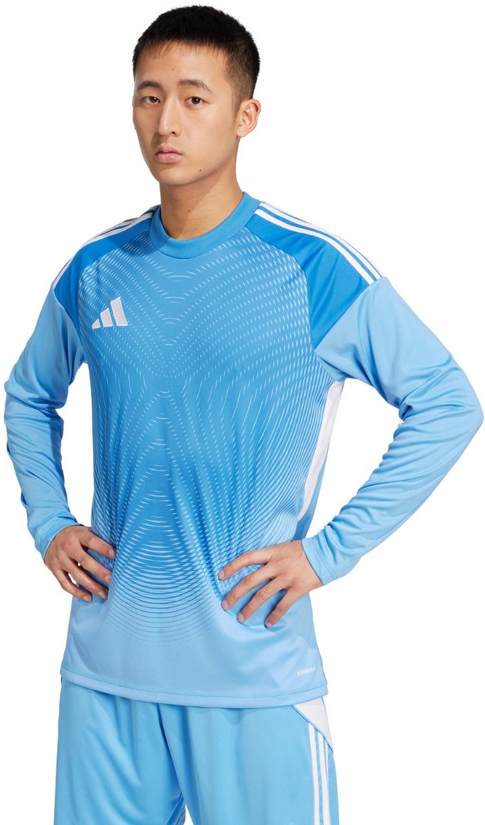 adidas T-shirt Doelrska Heren Tiro 25 Competition Goalkeeper Long Sleeve Blauw - Maat S