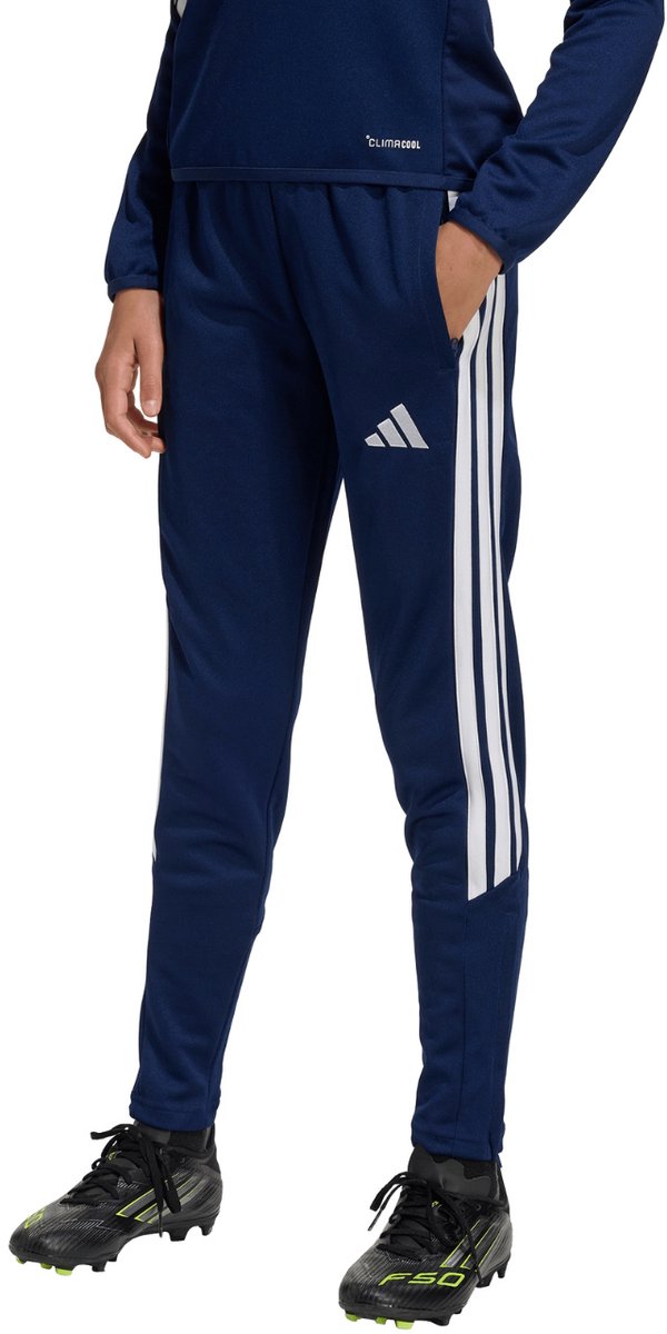 adidas Broek Kinderen Tiro 26 League Training Slim granatowee - Maat 164cm