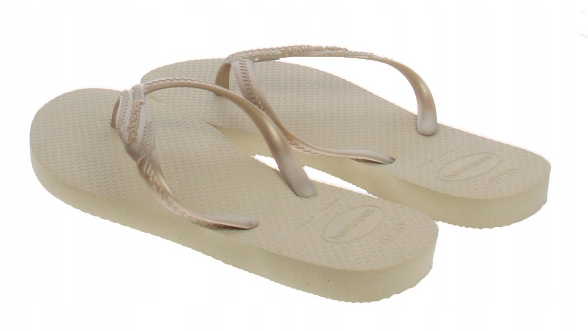 Havaianas - Gouden Dames Teenslippers - Rubberen - Zomer