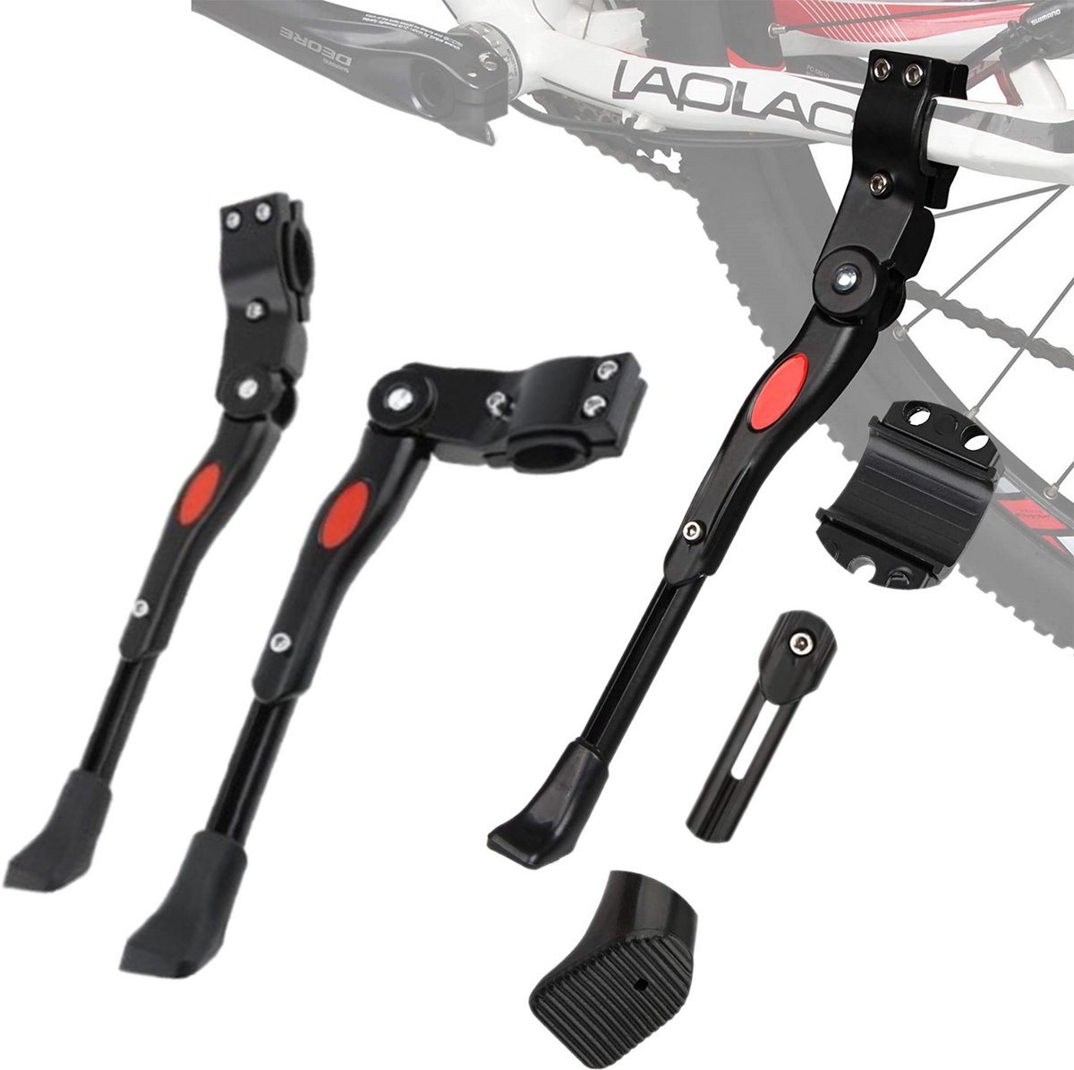 Aptel Serie - Aluminium Fietsstandaard - 24-29 Inch - Zwart - Verstelbaar