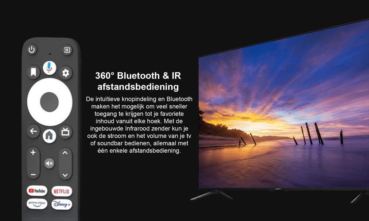Android TV Box GD2 – Chromecast Google TV – Google Gecertificeerd Media Streamer – Netflix, Disney+, Videoland en meer – 4K HDR - 2GBR, 32GB Opslag — cadeau in Elektronica - foto 4