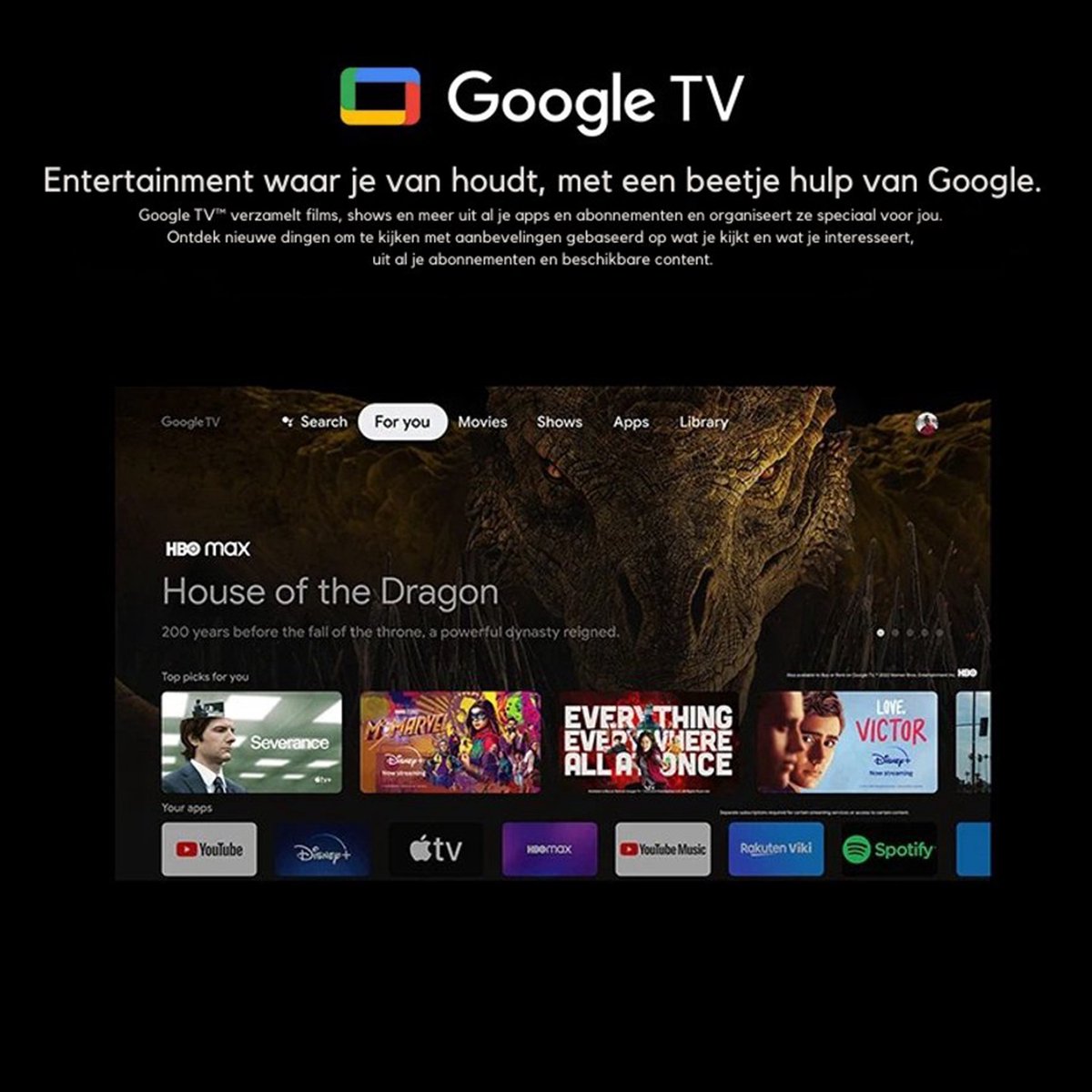 Android TV Box GD2 – Chromecast Google TV – Google Gecertificeerd Media Streamer – Netflix, Disney+, Videoland en meer – 4K HDR - 2GBR, 32GB Opslag — cadeau in Elektronica - foto 6