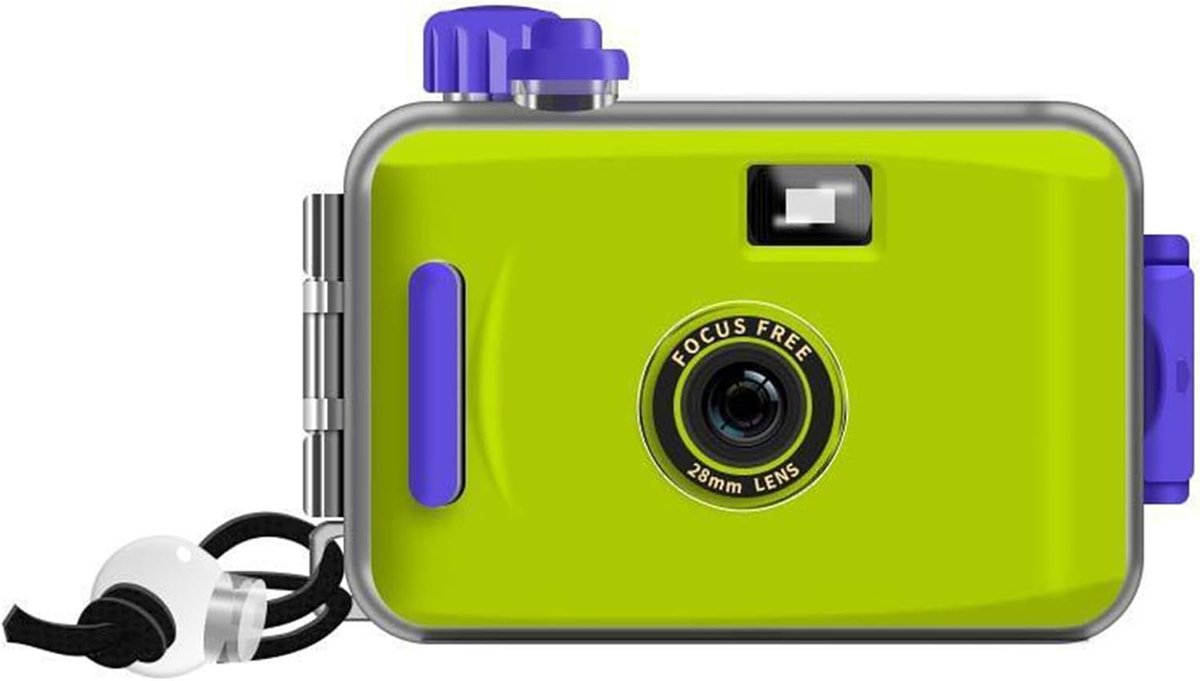 Herbruikbare filmcamera - Retro camera - Vakantie fotografie - Scherpstelloze lens - Compact formaat - Zwart