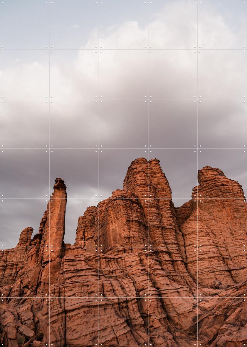 IXXI Sahara Rocks, Photolovers - 100 x 140 cm - Gratis ophangtool - Grote wanddecoratie en posters - Fotografie, Realisme, Naturalisme, Mancave, Trap