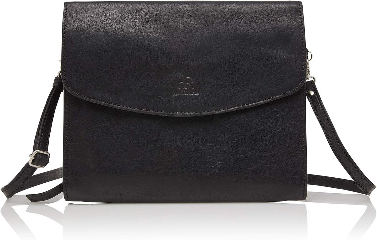 Diabetes Tas - Schoudertas Clutch - Diabetes Hulpmiddelen - Speciale Vakken - 25 x 18 cm - Zwart