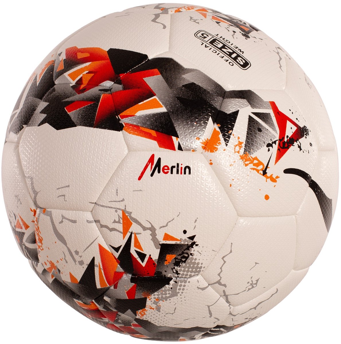 Voetbalbal Softee Merlin Maat Blanco/Rojo/Black - 30