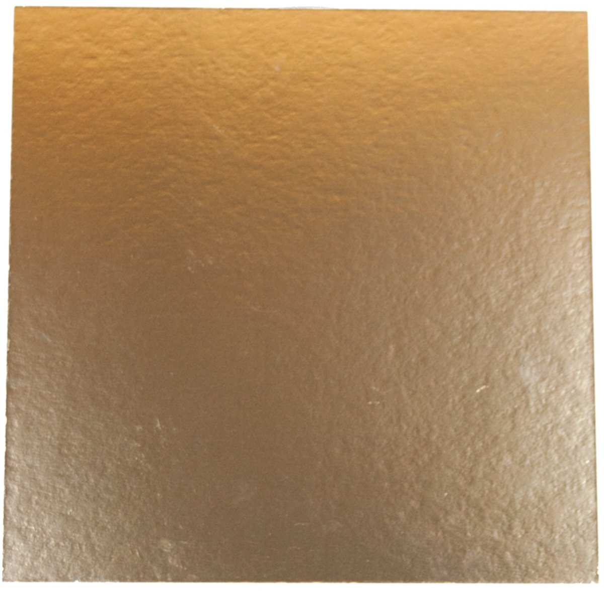 Taartkarton Vierkant Goud/Zwart 24x24cm 5st.