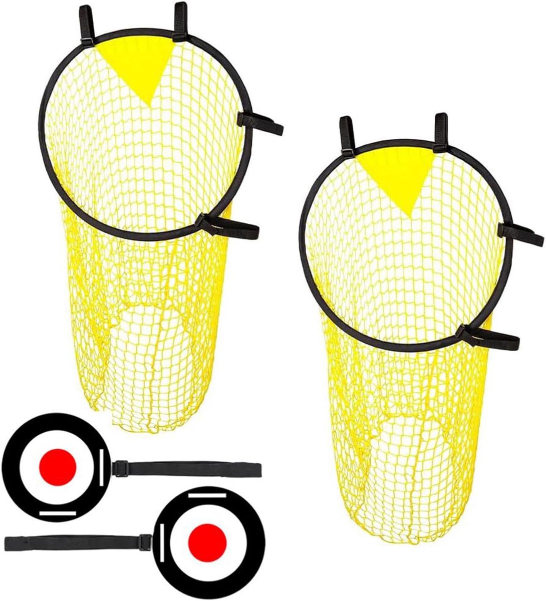 Voetbal Trainingsset - Buitenspel Materiaal - Peuter Oefening - Lichtgewicht Sportaccessoire - 46x46x50cm - Veelkleurig