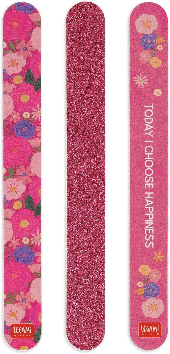Nagelvijlen Set - Manicure Tool - Nagels Vormen - Twee Soorten Korrel - 30 Gram - Bloemen
