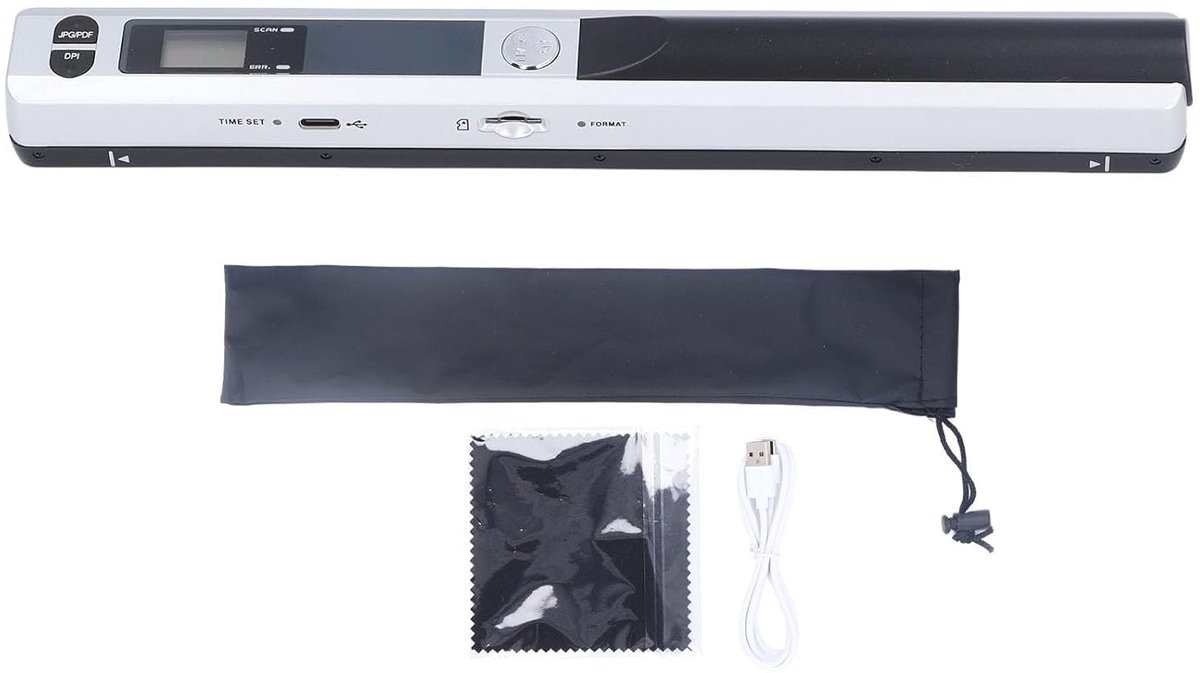 Scanner Documenten - Handheld Scanner - Thuis Reis - Hoge Resolutie Scans - 8.27 Inch Scan - Zilver