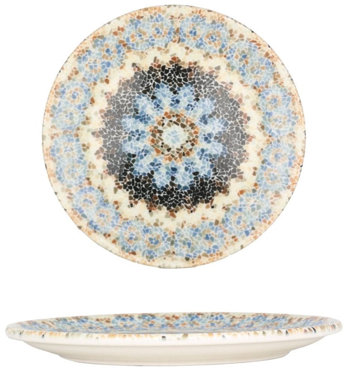 By Bone Dessertbord - Armonia - Porselein - 15 cm - set van 6