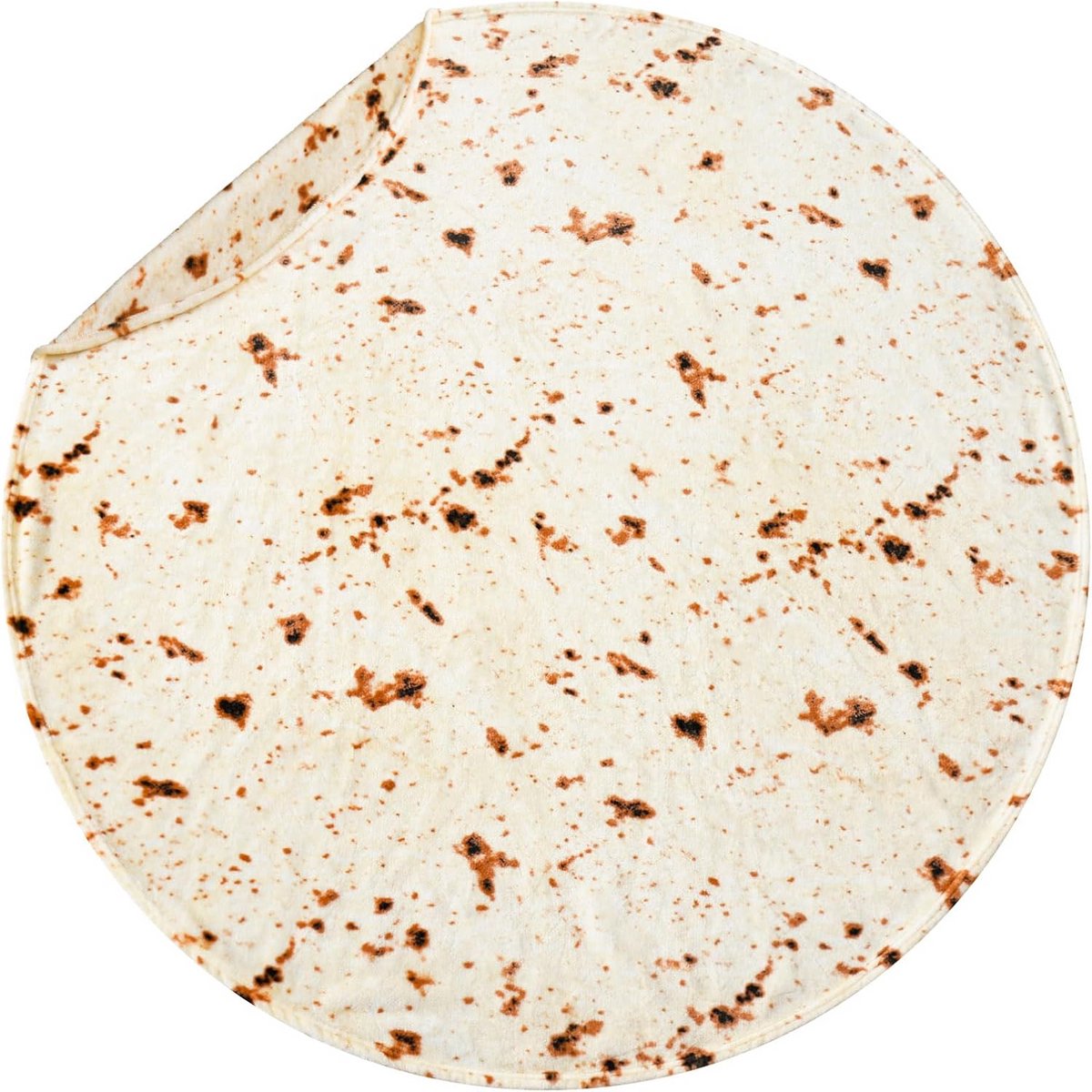 Realistische Tortilla Plaid - Zachte Flanellen Dekentje voor Volwassenen en Kinderen - Leuk Cadeau