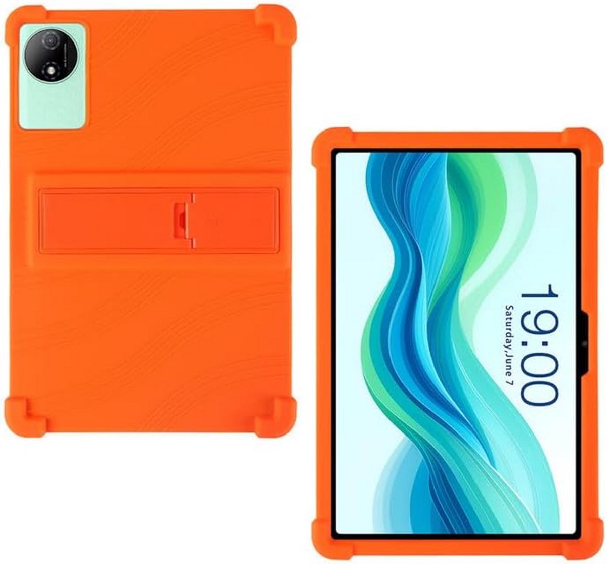 Robuuste Siliconen Beschermhoes voor 11 inch Tablet met Verstelbare Standaard