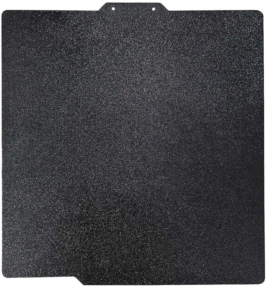 Dubbelzijdige PEI Veerstaal Printplaat 257x257mm - Gestructureerd Zwart Oppervlak voor 3D Printers
