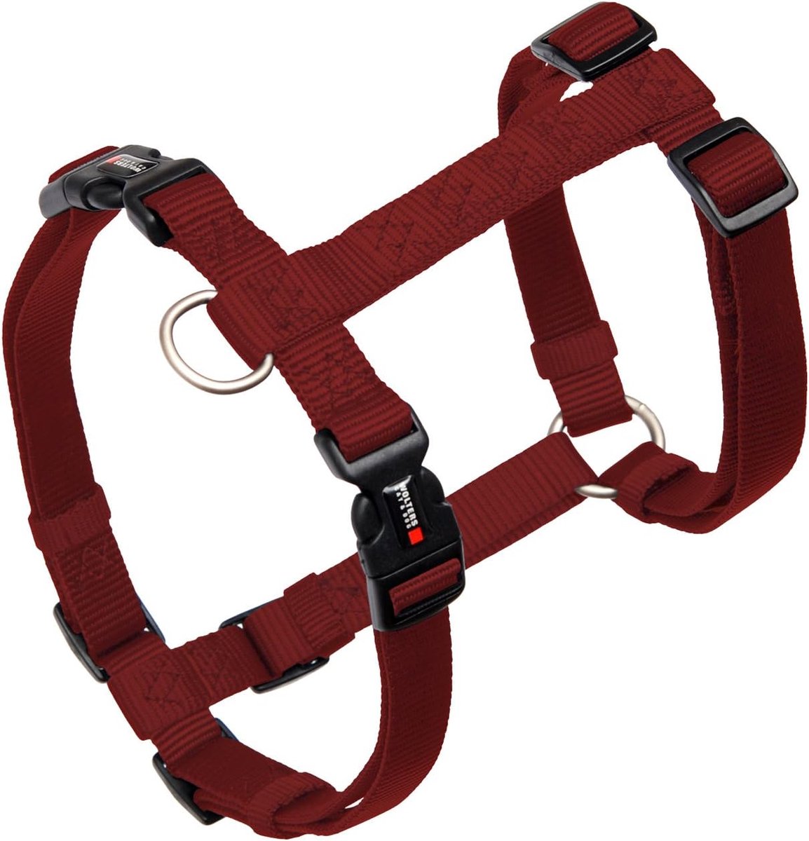 Verstelbaar Hondentuig - Honden Harnas - Veilig Uitlaten - Dubbele Gespen - L 50-70cm - Rood