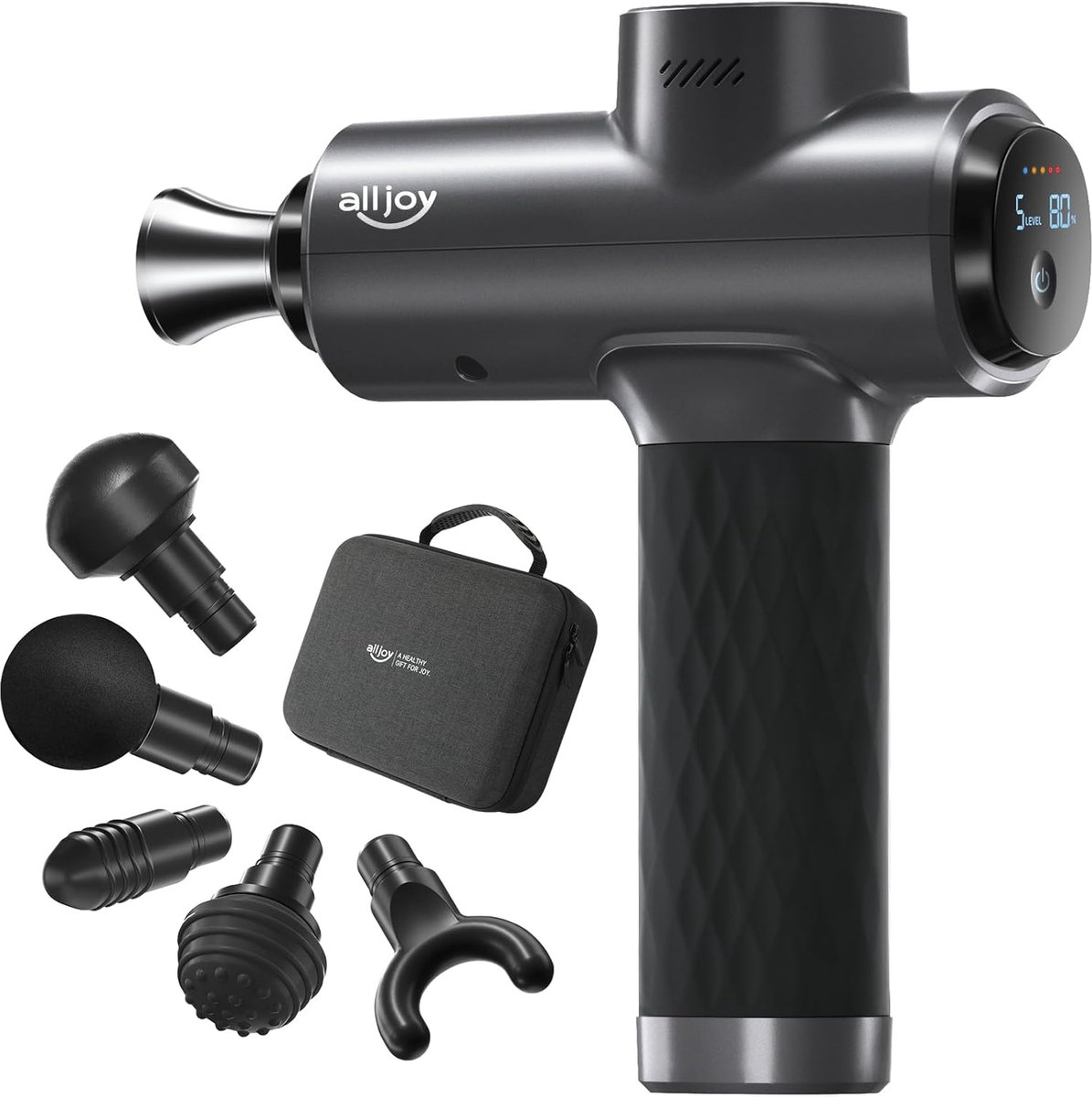 Massagepistool - Spierherstel Apparaat - Herstel Na Sport - Met Warmtefunctie - 29 x 22 cm