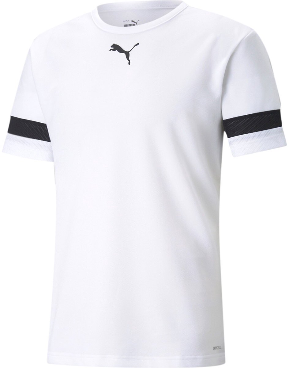 Puma Teamrise Shirt Korte Mouw Heren - Wit | Maat: 3XL