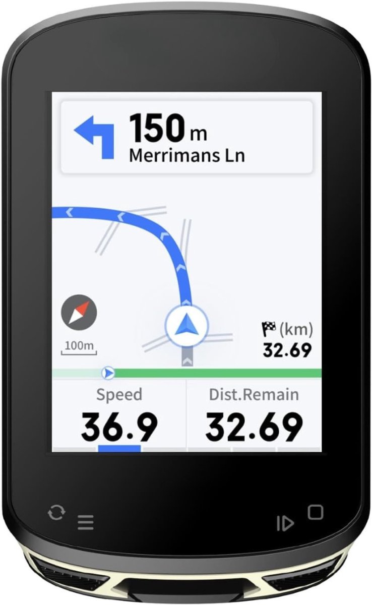 SAVI® Fietsnavigatie - Navigatie - Zwart- 8cm x 5cm x 2cm