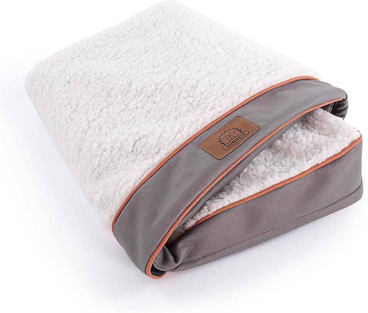 Hondenbed Hoes - Vervangende Cover - Huisdier Bescherming - Waterdicht en Wasbaar - 112 x 65 x 10 cm - Lichtgrijs