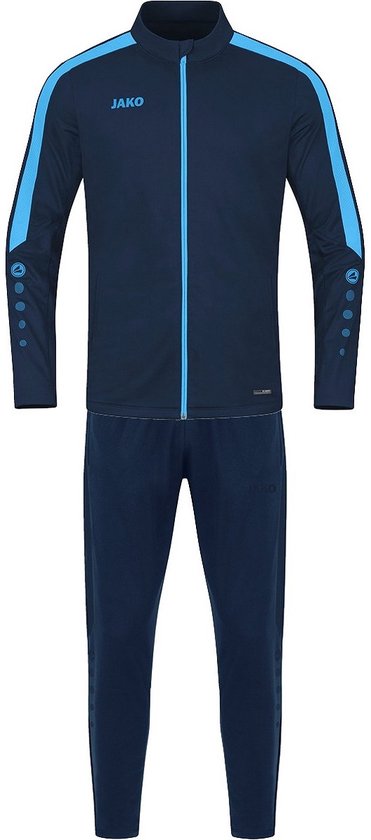 Sweatshirt junior zippé Jako Striker 2.0 Bleu royal/blanc - Sport