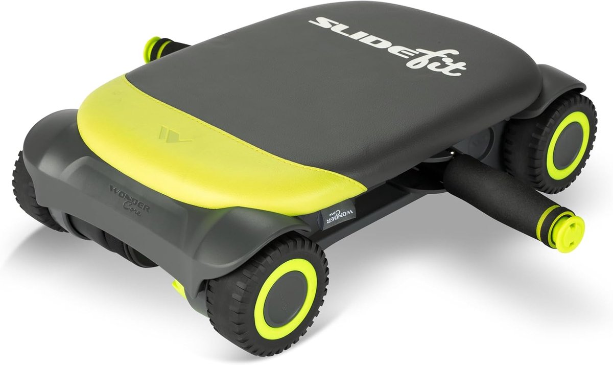Ab Roller - Core Trainer - Thuis Trainen - Uniek Weerstandssysteem - 44x49x12 cm - Groen